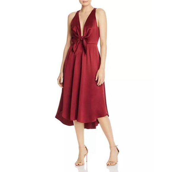 Joie Dresses & Skirts - Joie NWT Kataniya V-Neck Cocktail Dress in Garnet Size 8